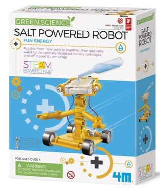 4M Kidzlabs | Salt Water Power Robot | Houten Aap