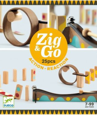 Djeco | Zig & Go | Dring  | 25-delig | Houten Aap