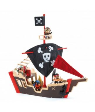 Djeco | Arty toys | Piraten | Ze Piraten Boot | Houten Aap