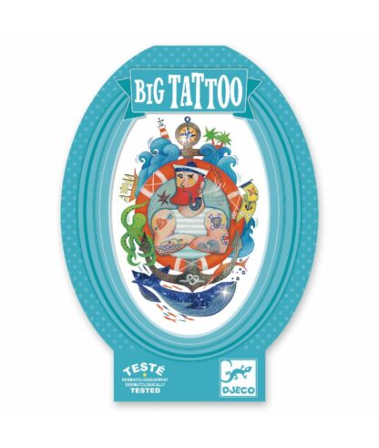 Djeco | Big Tattoo | Sailor | Houten Aap