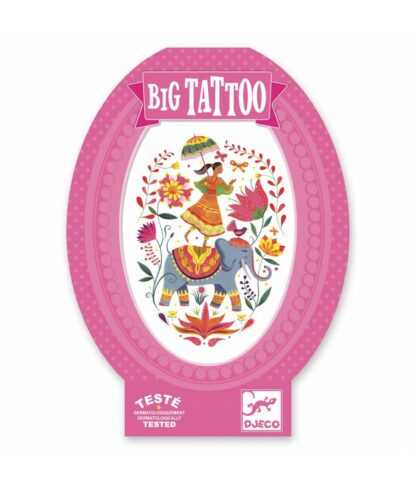 Djeco | Big Tattoo | Indian Rose | Houten Aap