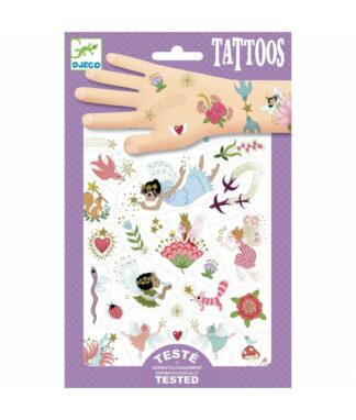 Djeco | Tattoos | Aqua Flor | Houten Aap