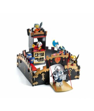 Djeco | Arty Toys | Knight | Ze Black Castle | Houten Aap