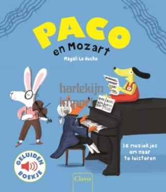 Paco en Mozart | Geluidenboekje | Houten Aap