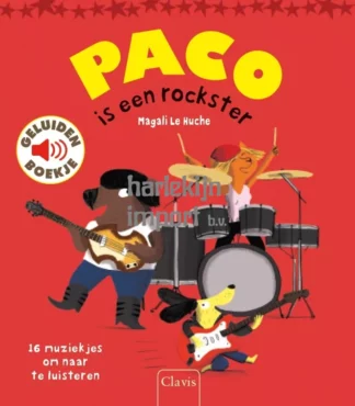 Paco is een rockster | Geluidenboekje | Houten Aap
