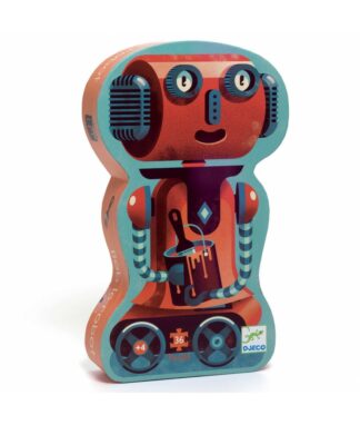 Djeco | Puzzel | Bob the Robot 36 st | Houten Aap