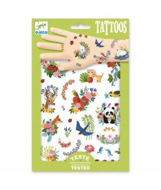 Djeco | Tattoos | Vogels | Houten Aap