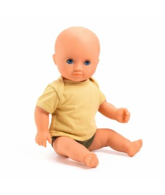 Djeco | Babypop | Pomea | Groen 32cm | Houten Aap