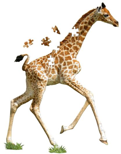 I AM | Lil’ Puzzle Jr. | Giraffe | Houten Aap