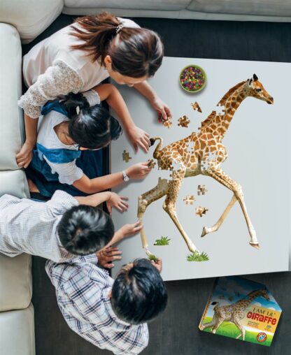 I AM | Lil’ Puzzle Jr. | Giraffe | Houten Aap
