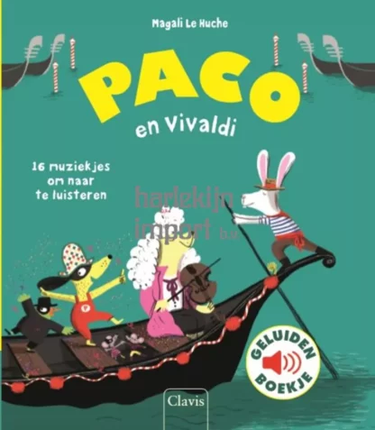 Paco en Vivaldi | Geluidenboekje | Houten Aap