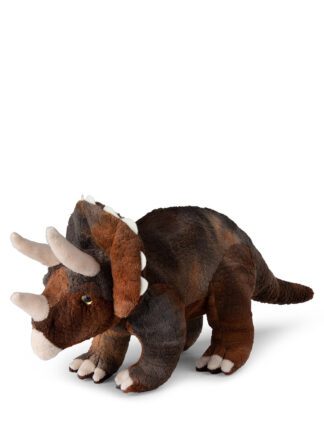 WWF | Triceratops | Bruin-beige | 23 cm | Houten Aap