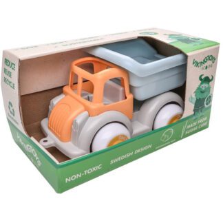 Viking Toys | Ecoline | Kiepwagen | Lichtblauw | Houten Aap