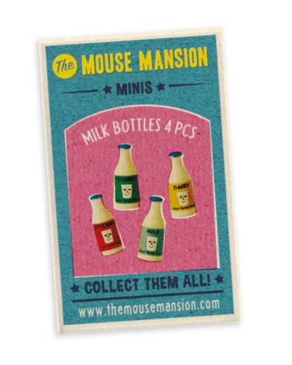 Het Muizenhuis | Mini’s | Melkflessen | Houten Aap