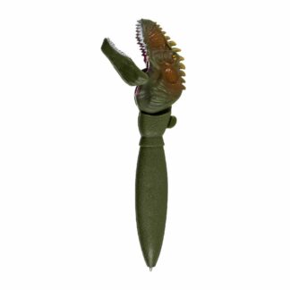 Groene Dinosaur Pen | Houten Aap