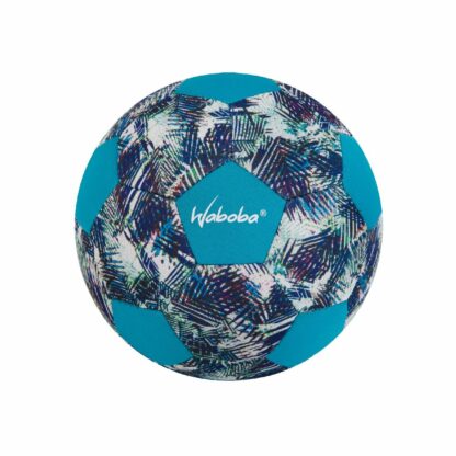 Waboba | Klassieke Soccer Ball inclusief pomp | Blauw | Houten Aap