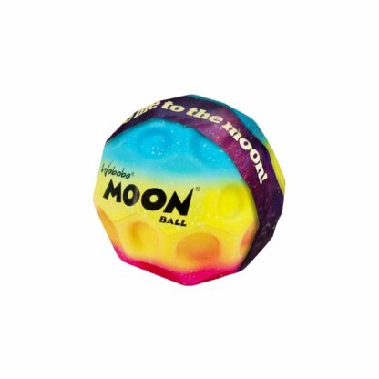 Waboba | Ball Gradient Moon | L. blauw-Geel-Roze | Houten Aap