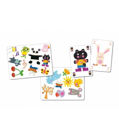 Djeco | Speelkaarten | Minimatch | Houten Aap