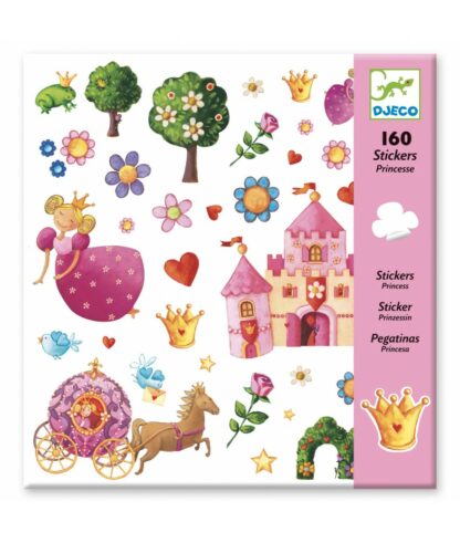 Djeco | stickers prinsessen 160st | Houten Aap