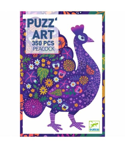 Djeco | puzzel puzz’art pauw | 500st | Houten Aap